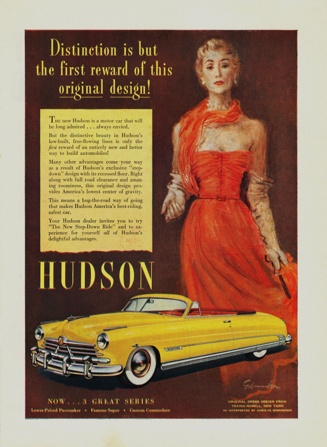 1950 Hudson Auto Advertising